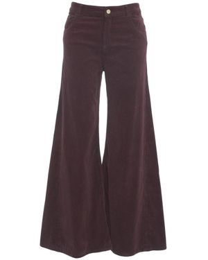 Kaos Wide Trousers - Paars