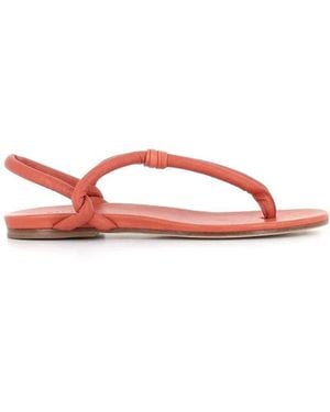 Roberto Del Carlo Flat Sandals - Red