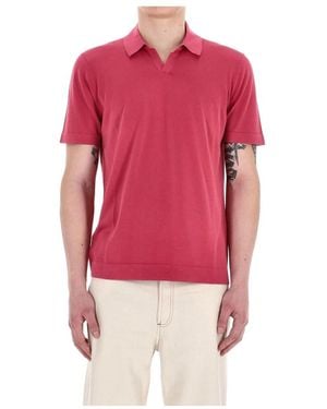 Drumohr Polo Shirts - Red
