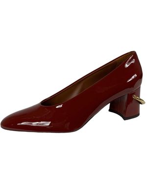 L'Autre Chose Schoenen ,Rood ,Bordeaux Lakleren Schoenen - Bruin