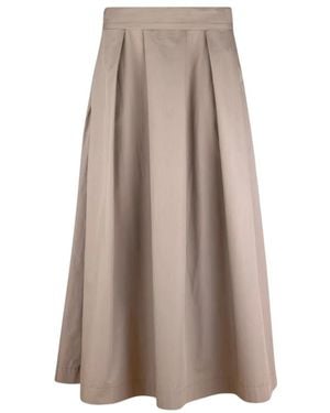 Stenströms Midi Skirts - Brown