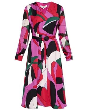 Diane von Furstenberg Midi Dresses - Red