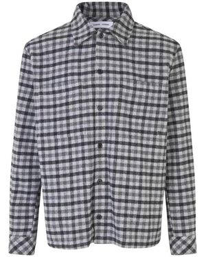 Samsøe & Samsøe Overshirt Met Lange Mouwen - Blauw