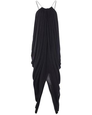 Loewe Gedrapeerde Jurk - Zwart