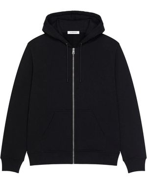 Givenchy Hoodies & Sweatvesten ,Zwart ,Hoodie Met Rits Regular Fit