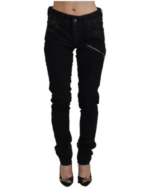 John Galliano Slim-Fit Trousers - Black