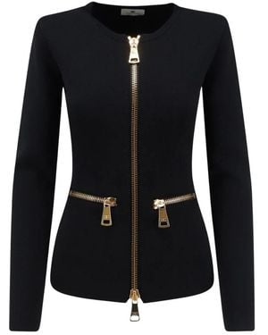 Elisabetta Franchi Light Jackets - Negro
