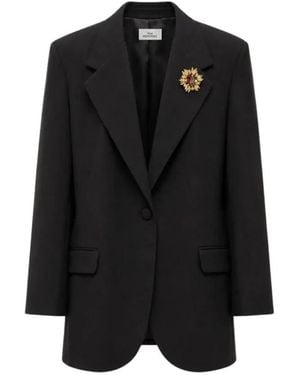 Pink Memories Blazers - Black