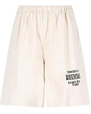 Balenciaga Short Shorts - White