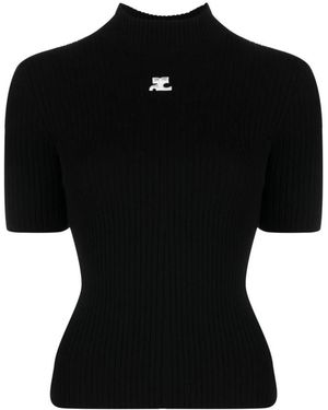 Courreges Turtlenecks - Black