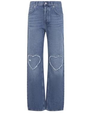 Moschino Straight Jeans - Blue