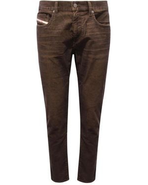 DIESEL Slim-Fit Trousers - Brown