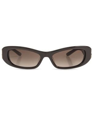 Balenciaga Diva Rechteckige Sonnenbrille - Grau