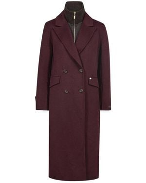 Mos Mosh Double-Breasted Coats - Morado