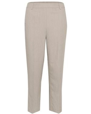 Kaffe Straight Trousers - Grey
