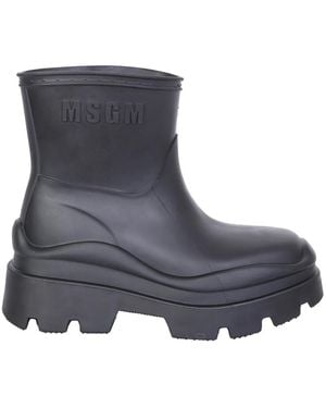 MSGM Rain Boots - Gris