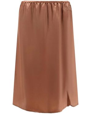 MM6 by Maison Margiela Short Skirts - Brown