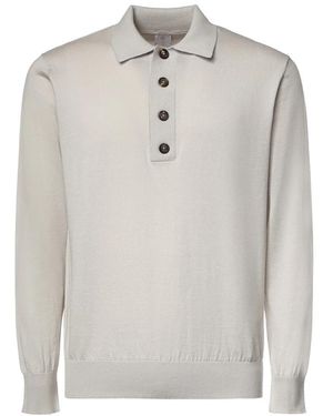 Eleventy Tops ,Polo Shirt - Grijs