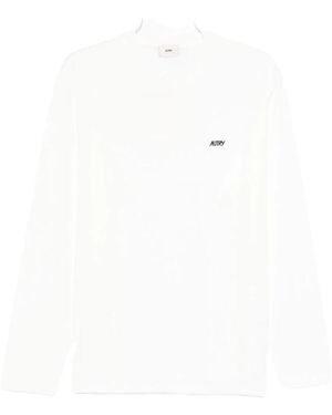 Autry Long Sleeve Tops - White
