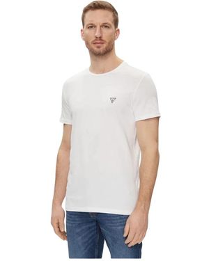 Guess Stretch Katoenen T-Shirt - Wit