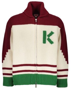 KENZO Cardigans - Red