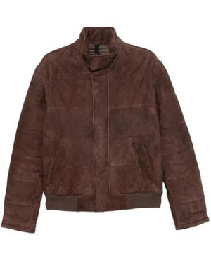 Tagliatore Leather Jackets - Brown