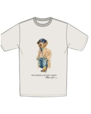 Polo Ralph Lauren Tops ,Wit ,Katoen T-Shirt
