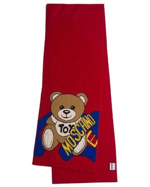 Moschino Winter Scarves - Rosso