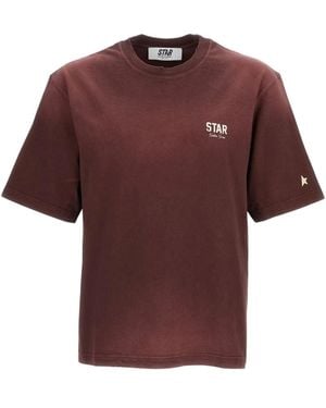 Golden Goose T-Shirts - Brown