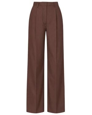 Thelatest Wide Trousers - Brown