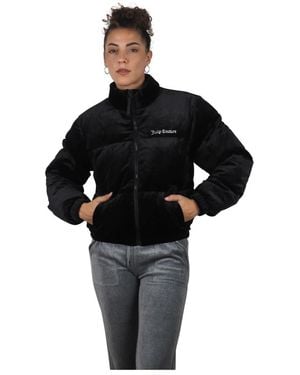 Juicy Couture Winter Bomberjacke Für Frauen - Schwarz