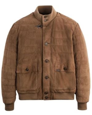 Fay Light Jackets - Marrone
