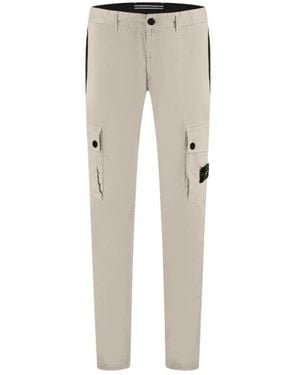 Stone Island Broken Twill Cargo Broek - Naturel
