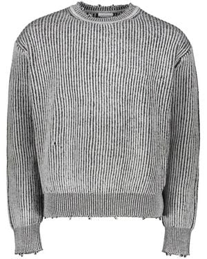 John Elliott Round-Neck Knitwear - Grey
