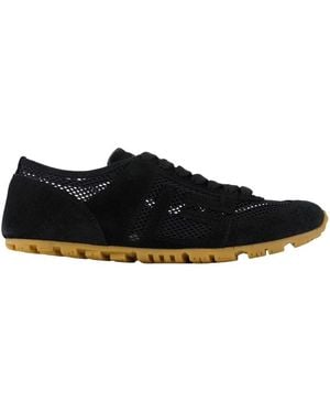 Balmain Schoenen ,Zwart ,Leer Racer 45 Sneakers