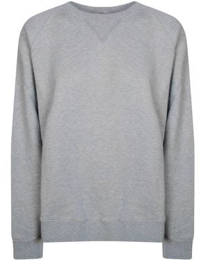 Fortela Hoodies & Sweatvesten ,Grijs ,Katoen Harvard Crewneck Sweatshirt