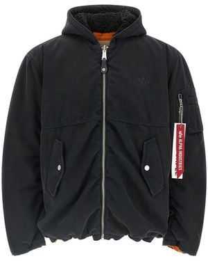 Purple Brand Bomber Jackets - Noir