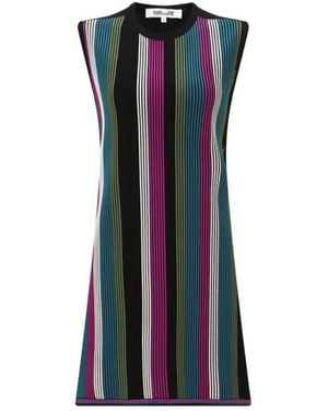Diane von Furstenberg Short Dresses - Bleu