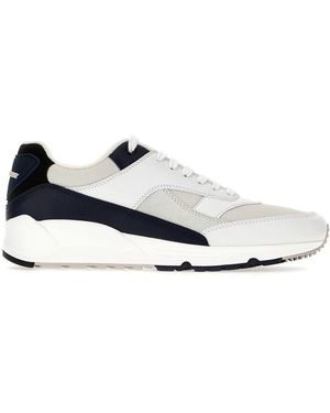 Saint Laurent Schoenen ,Wit ,Leer Bump Sneakers - Blauw