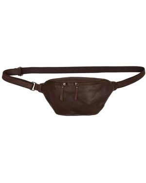 Btfcph Leder-Gürteltasche - Braun