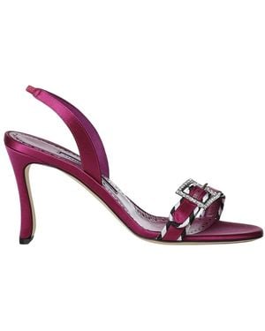 Manolo Blahnik High Heel Sandals - Rosa