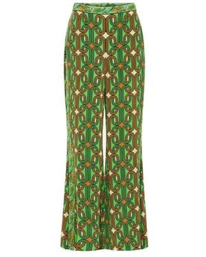 CAMILLA Wide Trousers - Groen