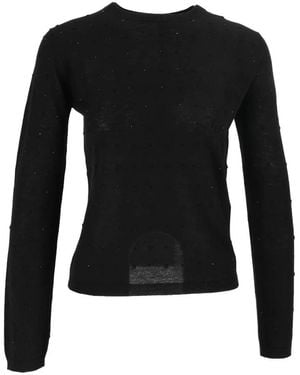 Max Mara Truien & Vesten ,Zwart ,Maglia Canottiera Top Celebre