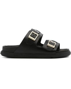Birkenstock Sliders - Negro