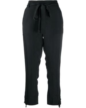 Ann Demeulemeester Cropped Trousers - Zwart