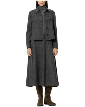 Luisa Cerano Midi Skirts - Negro