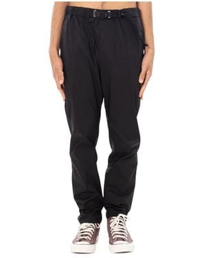 White Sand Straight Trousers - Negro