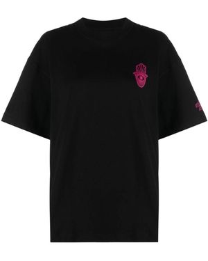 Stand Studio Casual schwarzes kurzarm t-shirt