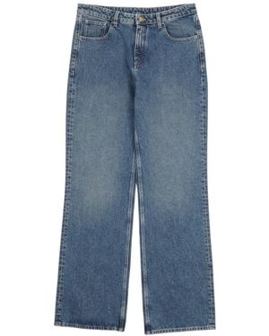 Moncler Straight Jeans - Azul