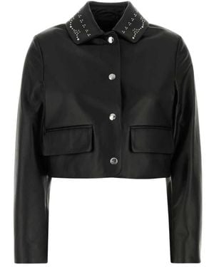 Marni Leather Jackets - Negro